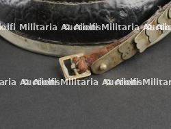 Saxe Casque à pointe modèle 1891 troupe d'un réserviste du Leib Grenadier Regiment Nr 100. Saxonia M1891 Guard Reservist spiked helmet. — photo 2