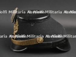 Hanovre Shako d'officier du 10e Bataillon de Chasseurs à Pied. Hannover 10th light infantry battalion shako. — miniature 5