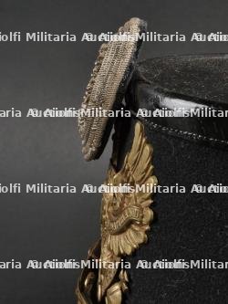 Hanovre Shako d'officier du 10e Bataillon de Chasseurs à Pied. Hannover 10th light infantry battalion shako. — miniature 8