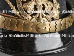 Hanovre Shako d'officier du 10e Bataillon de Chasseurs à Pied. Hannover 10th light infantry battalion shako. — photo 17