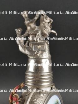 Gourde d'un matelot réserviste à bord du S.M. Wittelsbach. Imperial german sailor reservist flask. — photo 8