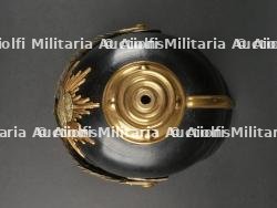 Saxe Casque à pointe troupe modèle 1895 d'un artilleur monté saxon. Saxonia - M1895 Field Artillery spiked helmet. — photo 16