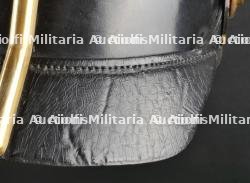 Saxe Casque à pointe troupe modèle 1895 d'un artilleur monté saxon. Saxonia - M1895 Field Artillery spiked helmet. — miniature 20