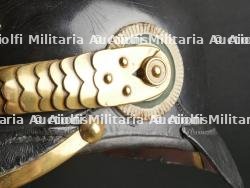 Saxe Casque à pointe troupe modèle 1895 d'un artilleur monté saxon. Saxonia - M1895 Field Artillery spiked helmet. — photo 27