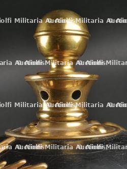 Saxe Casque à pointe troupe modèle 1895 d'un artilleur monté saxon. Saxonia - M1895 Field Artillery spiked helmet. — miniature 29