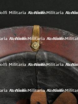 Saxe Casque à pointe troupe modèle 1895 d'un artilleur monté saxon. Saxonia - M1895 Field Artillery spiked helmet. — miniature 35