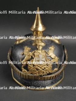 Württemberg casque à pointe d'un officier de réserve d'infanterie. Wurttemberg Infantry Reserve officer spiked helmet.