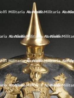 Württemberg casque à pointe d'un officier de réserve d'infanterie. Wurttemberg Infantry Reserve officer spiked helmet. — miniature 4