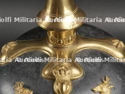 Württemberg casque à pointe d'un officier de réserve d'infanterie. Wurttemberg Infantry Reserve officer spiked helmet. — miniature 6