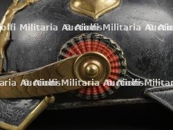 Württemberg casque à pointe d'un officier de réserve d'infanterie. Wurttemberg Infantry Reserve officer spiked helmet. — miniature 9