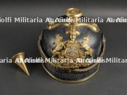 Württemberg casque à pointe d'un officier de réserve d'infanterie. Wurttemberg Infantry Reserve officer spiked helmet. — photo 18