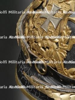 Württemberg casque à pointe d'un officier de réserve d'infanterie. Wurttemberg Infantry Reserve officer spiked helmet. — miniature 31
