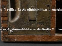 Téléphone de campagne allemand modèle 1916 type B. WW1 german field phone M1916 type B. — miniature 7