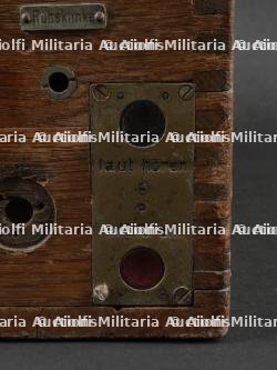 Téléphone de campagne allemand modèle 1916 type B. WW1 german field phone M1916 type B. — miniature 18
