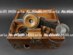 Téléphone de campagne allemand modèle 1916 type B. WW1 german field phone M1916 type B. — photo 24
