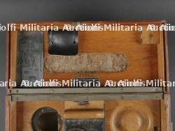 Téléphone de campagne allemand modèle 1916 type B. WW1 german field phone M1916 type B. — miniature 25