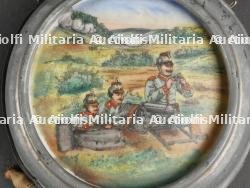 Gourde d'un réserviste d'une MaschinenGewehr Abteilung. Machine gunner reservist flask. — photo 2