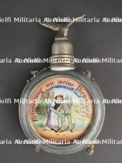 Gourde d'un réserviste d'une MaschinenGewehr Abteilung. Machine gunner reservist flask. — photo 3