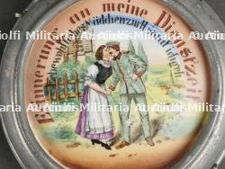 Gourde d'un réserviste d'une MaschinenGewehr Abteilung. Machine gunner reservist flask. — photo 4
