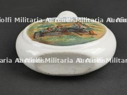 Gourde d'un réserviste d'une MaschinenGewehr Abteilung. Machine gunner reservist flask. — miniature 18