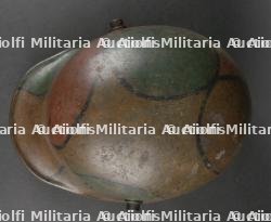 Casque allemand modèle 1916 camouflé. Ww1 german M1916 camouflaged helmet. — miniature 2
