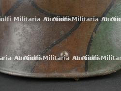 Casque allemand modèle 1916 camouflé. Ww1 german M1916 camouflaged helmet. — photo 11