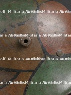 Casque allemand modèle 1916 camouflé. Ww1 german M1916 camouflaged helmet. — photo 12