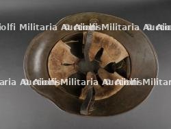 Casque allemand modèle 1916 camouflé. Ww1 german M1916 camouflaged helmet. — photo 14