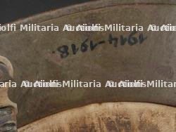 Casque allemand modèle 1916 camouflé. Ww1 german M1916 camouflaged helmet. — miniature 17