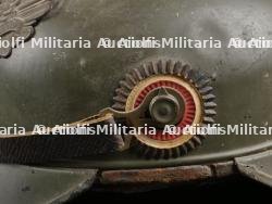 Casque à pointe prussien en tôle feldgrau. Prussia field grey tin spiked helmet. — photo 8