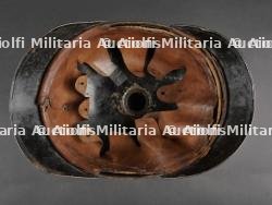 Casque à pointe prussien en tôle feldgrau. Prussia field grey tin spiked helmet. — miniature 20