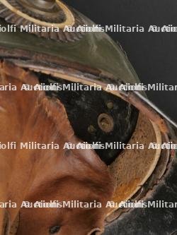 Casque à pointe prussien en tôle feldgrau. Prussia field grey tin spiked helmet. — miniature 35