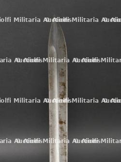 Baïonnette 98-05 avec gousset et Troddel. Ww1 german 98-05 bayonet with frog and knot. — photo 4