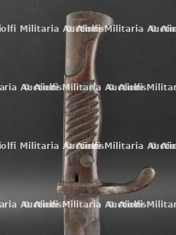 Baïonnette 98-05 avec gousset et Troddel. Ww1 german 98-05 bayonet with frog and knot. — miniature 6