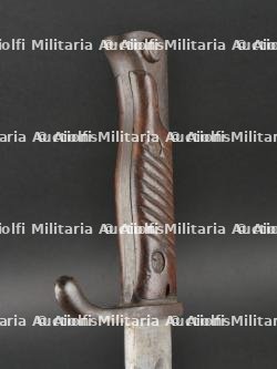 Baïonnette 98-05 avec gousset et Troddel. Ww1 german 98-05 bayonet with frog and knot. — miniature 9