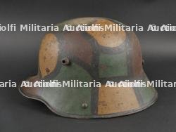 Stahlhelm Modèle 1916 camouflé. WW1 german M1916 camouflaged helmet. — photo 6