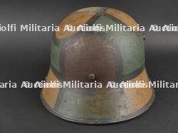Stahlhelm Modèle 1916 camouflé. WW1 german M1916 camouflaged helmet. — miniature 9