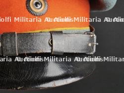 Prusse Casquette de sous officier Graugrün à bandeau rouge. Prussia light green NCO visor cap with red band. — miniature 10
