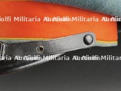 Prusse Casquette de sous officier Graugrün à bandeau rouge. Prussia light green NCO visor cap with red band. — miniature 13