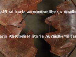 Casque allemand modèle 1918 à échancrures. WW1 german M1918 ear cut-out helmet. — photo 13