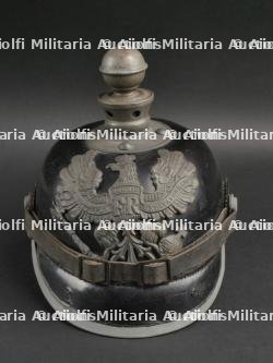 Casque à pointe troupe modèle 1915 d'un artilleur prussien. Prussia OR artillery M1915 spiked helmet.