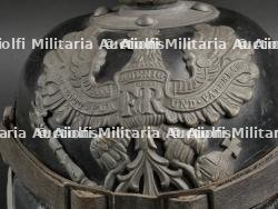 Casque à pointe troupe modèle 1915 d'un artilleur prussien. Prussia OR artillery M1915 spiked helmet. — photo 3