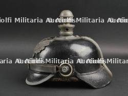 Casque à pointe troupe modèle 1915 d'un artilleur prussien. Prussia OR artillery M1915 spiked helmet. — photo 6