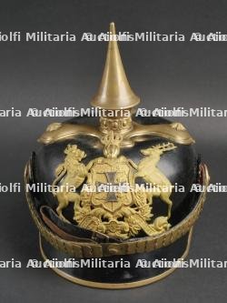 Württemberg casque à pointe d'un officier de réserve d'infanterie. Wurttemberg Infantry Reserve officer spiked helmet.