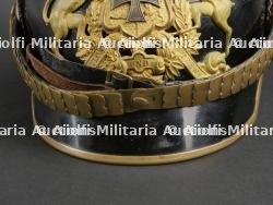 Württemberg casque à pointe d'un officier de réserve d'infanterie. Wurttemberg Infantry Reserve officer spiked helmet. — photo 2