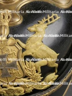 Württemberg casque à pointe d'un officier de réserve d'infanterie. Wurttemberg Infantry Reserve officer spiked helmet. — miniature 8