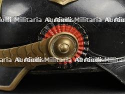 Württemberg casque à pointe d'un officier de réserve d'infanterie. Wurttemberg Infantry Reserve officer spiked helmet. — miniature 11