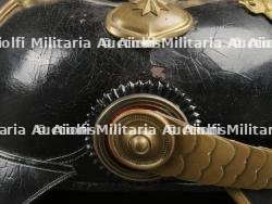 Württemberg casque à pointe d'un officier de réserve d'infanterie. Wurttemberg Infantry Reserve officer spiked helmet. — miniature 17