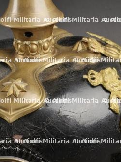 Württemberg casque à pointe d'un officier de réserve d'infanterie. Wurttemberg Infantry Reserve officer spiked helmet. — miniature 18