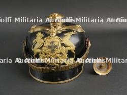 Württemberg casque à pointe d'un officier de réserve d'infanterie. Wurttemberg Infantry Reserve officer spiked helmet. — photo 19